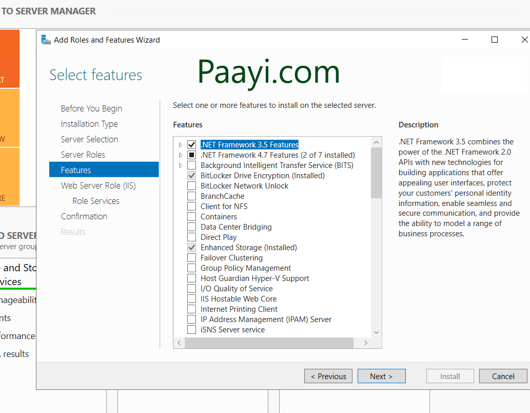 Learn How To Install IIS Server Inside Windows Server Paayi