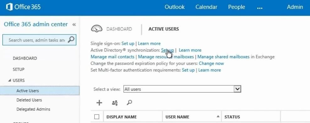 how to sync office 365 with active directory